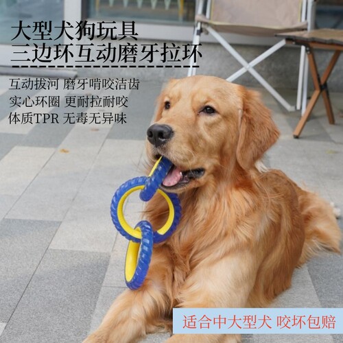 杭伊宠物狗狗玩具三连环互动训练
