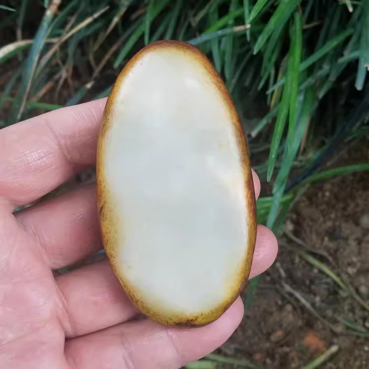 和田玉原石籽玉料玉石吊坠手把件