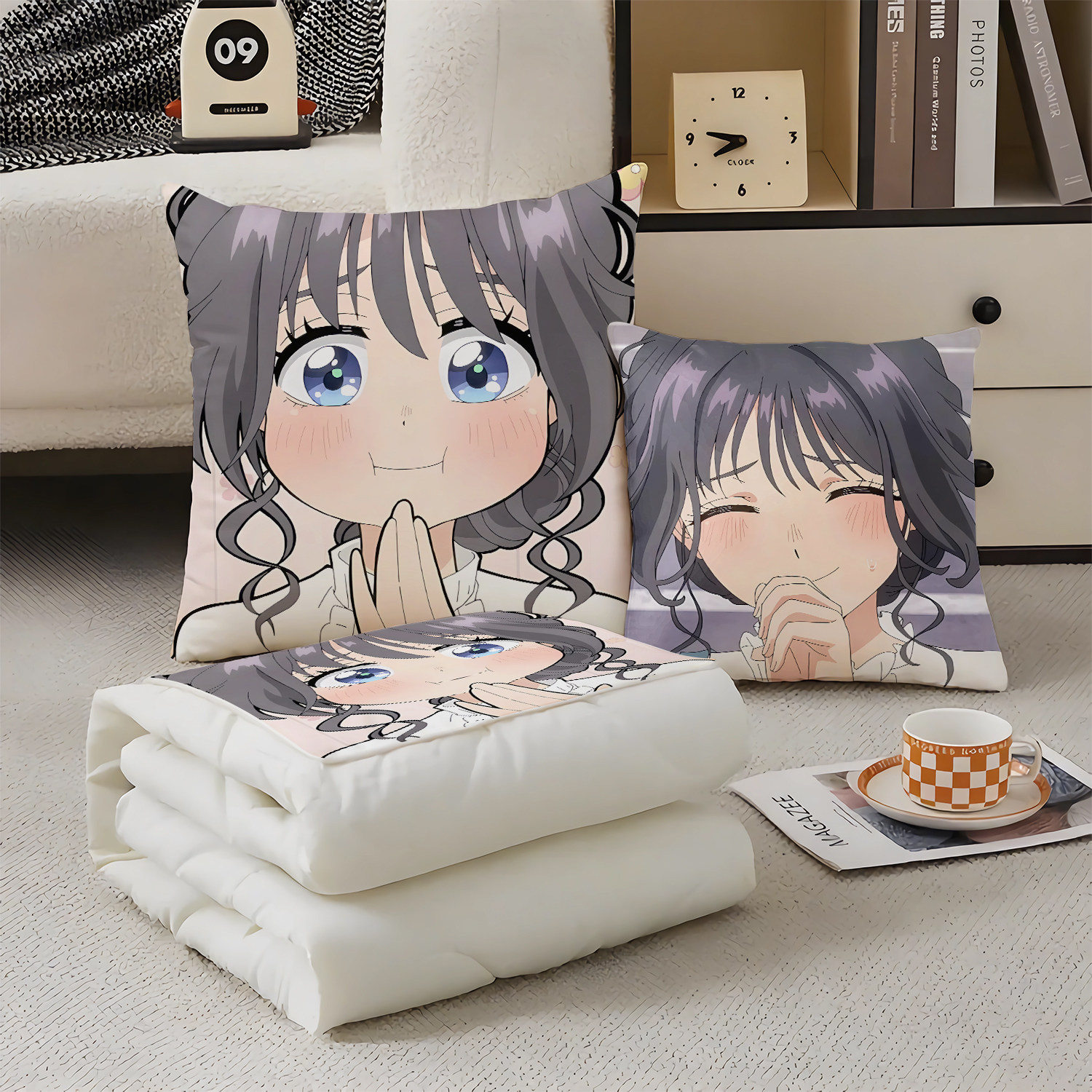 薰香花朵凛然绽放抱枕被超软两用多功能空调被办公抱枕被子二合一,居家布艺,抱枕被,淘宝优惠券,粉丝福利购,淘宝优惠卷