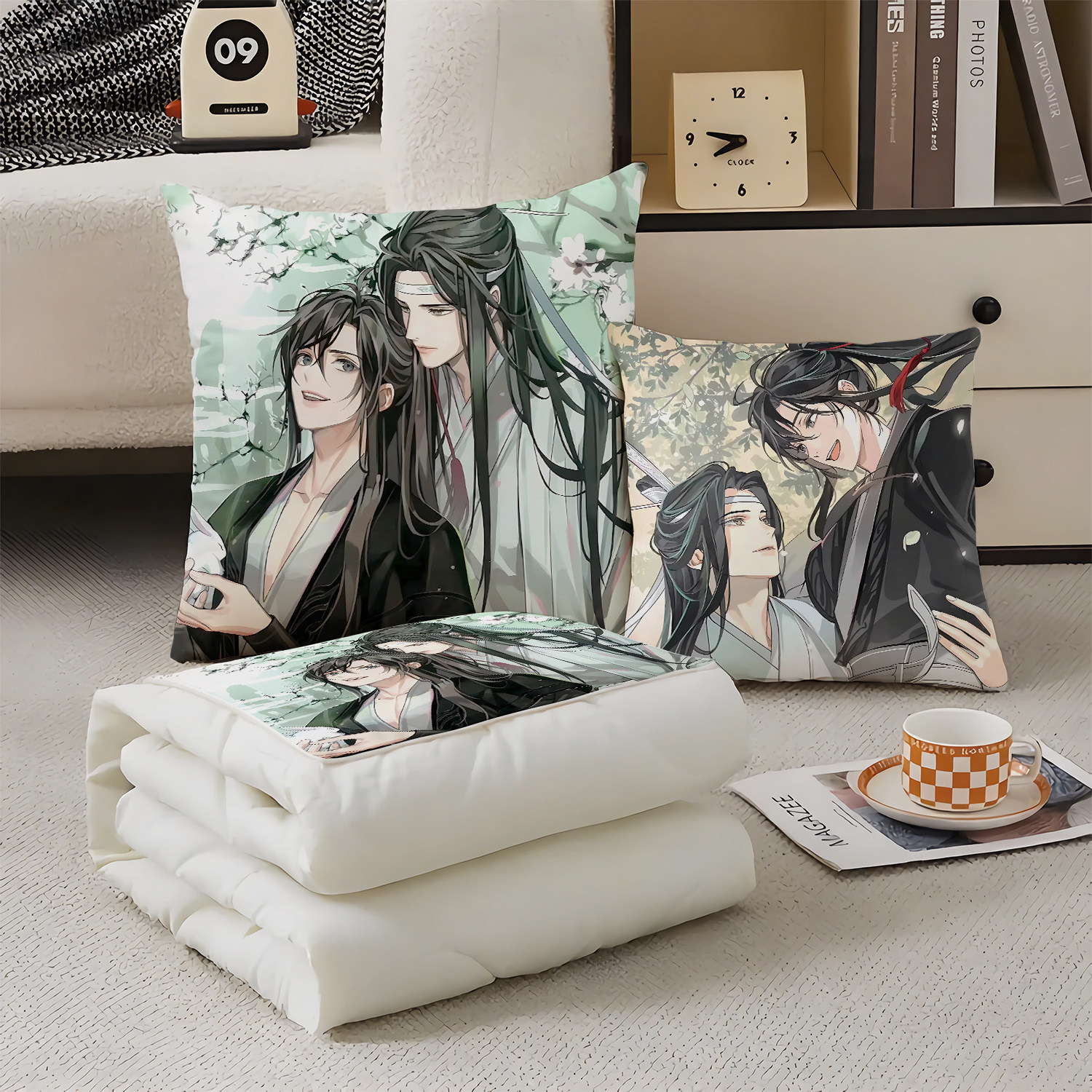 魔道祖师抱枕超软两用多功能空调被办公抱枕被子二合一被子,居家布艺,抱枕被,淘宝优惠券,粉丝福利购,淘宝优惠卷