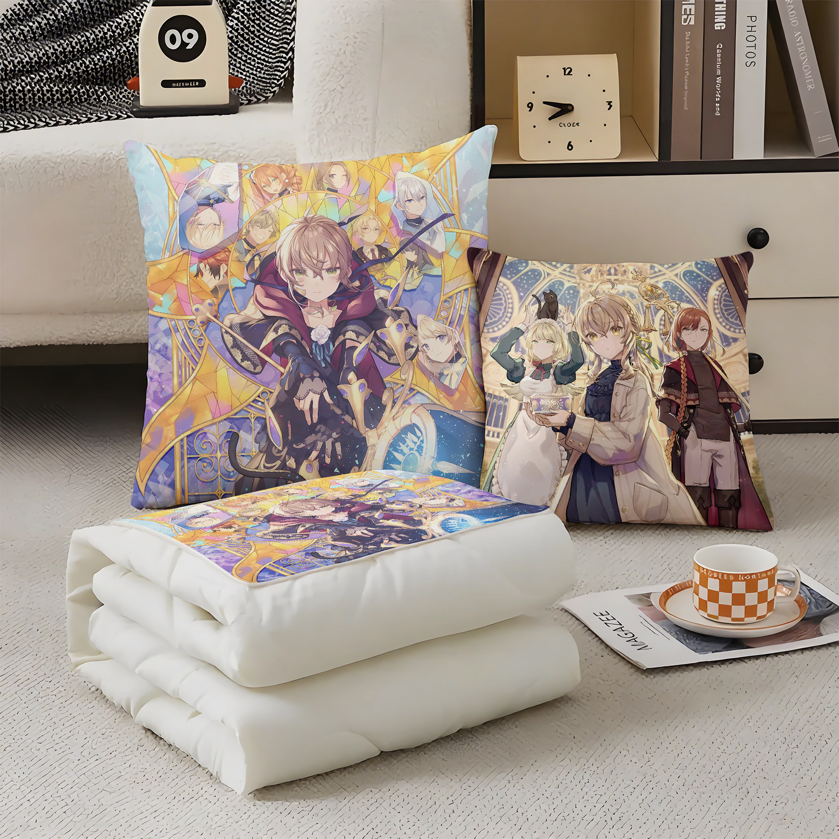 沉默魔女的秘密抱枕超软两用多功能空调被办公抱枕被子二合一被子,居家布艺,抱枕被,淘宝优惠券,粉丝福利购,淘宝优惠卷