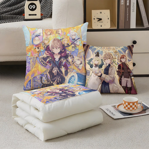 沉默魔女的秘密抱枕超软两用多功能空调被办公抱枕被子二合一被子