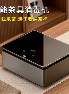 茶杯迷你消毒盒办公室小型功夫茶具杯子消毒柜台式消毒机家用专用