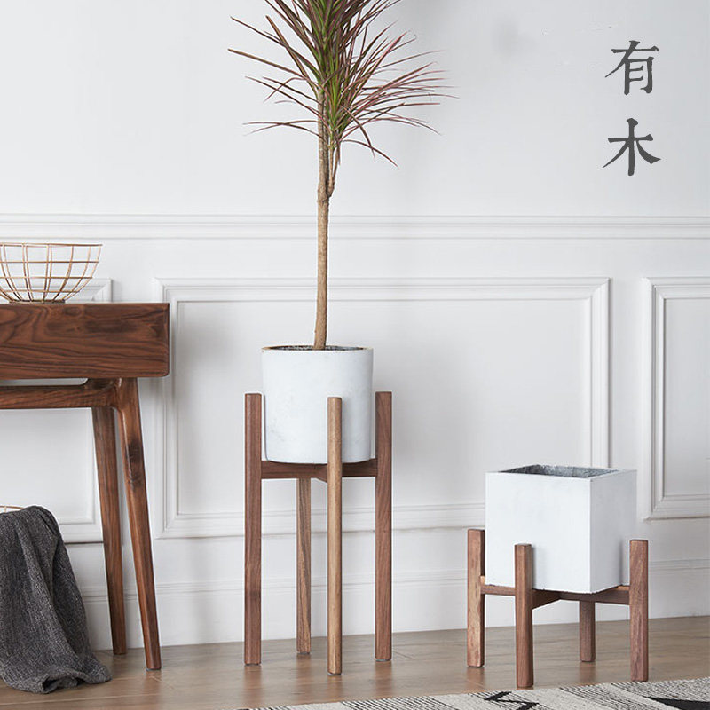 Wood Flowerpot holder Modern minimalist Flower trellis solid wood originality Floor type Northern Europe a living room balconyin the Residential furniture , Shelf , Flower/Spend a few  category - from Buy2taobao.com to provide professional Taobao agent buy service