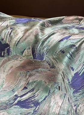 抽象提花织金墙纸蒙古袍汉服茶垫