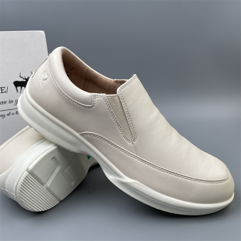 低帮透气内里头层牛皮男鞋乐福鞋