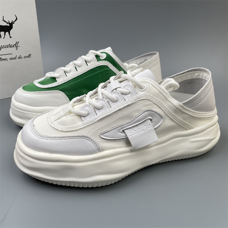 2025春夏款真皮小白鞋女透气休闲