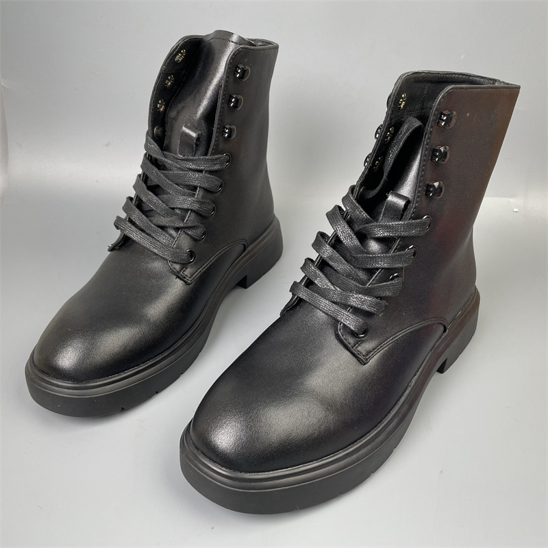 外贸库存38码英伦风真皮马丁靴女