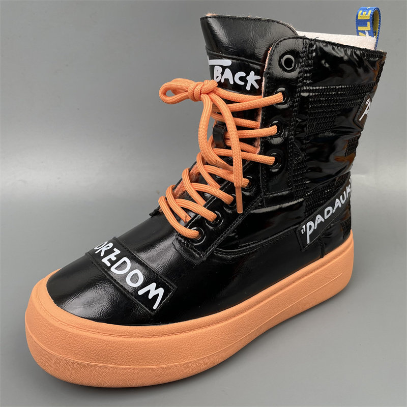 品牌断码真皮针织羊毛厚底雪地靴女冬保暖防水防雪百搭短靴黑色35,女鞋,时尚雪地靴,淘宝优惠券,粉丝福利购,淘宝优惠卷