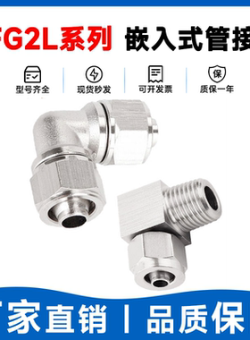 SMC型接头KFG2L0425/0403/0604/0806/1075/1008-01/02/03/04/00