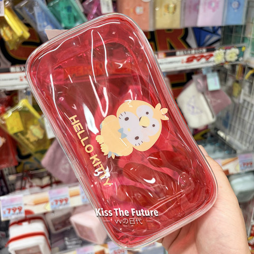 三丽鸥kitty玉桂狗帕恰狗库洛米防水包卡通收纳化妆包透明拉链包