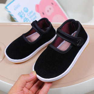 春秋传统纯手工千层底布鞋学步鞋男女宝宝 0-5岁婴幼儿童软底防滑