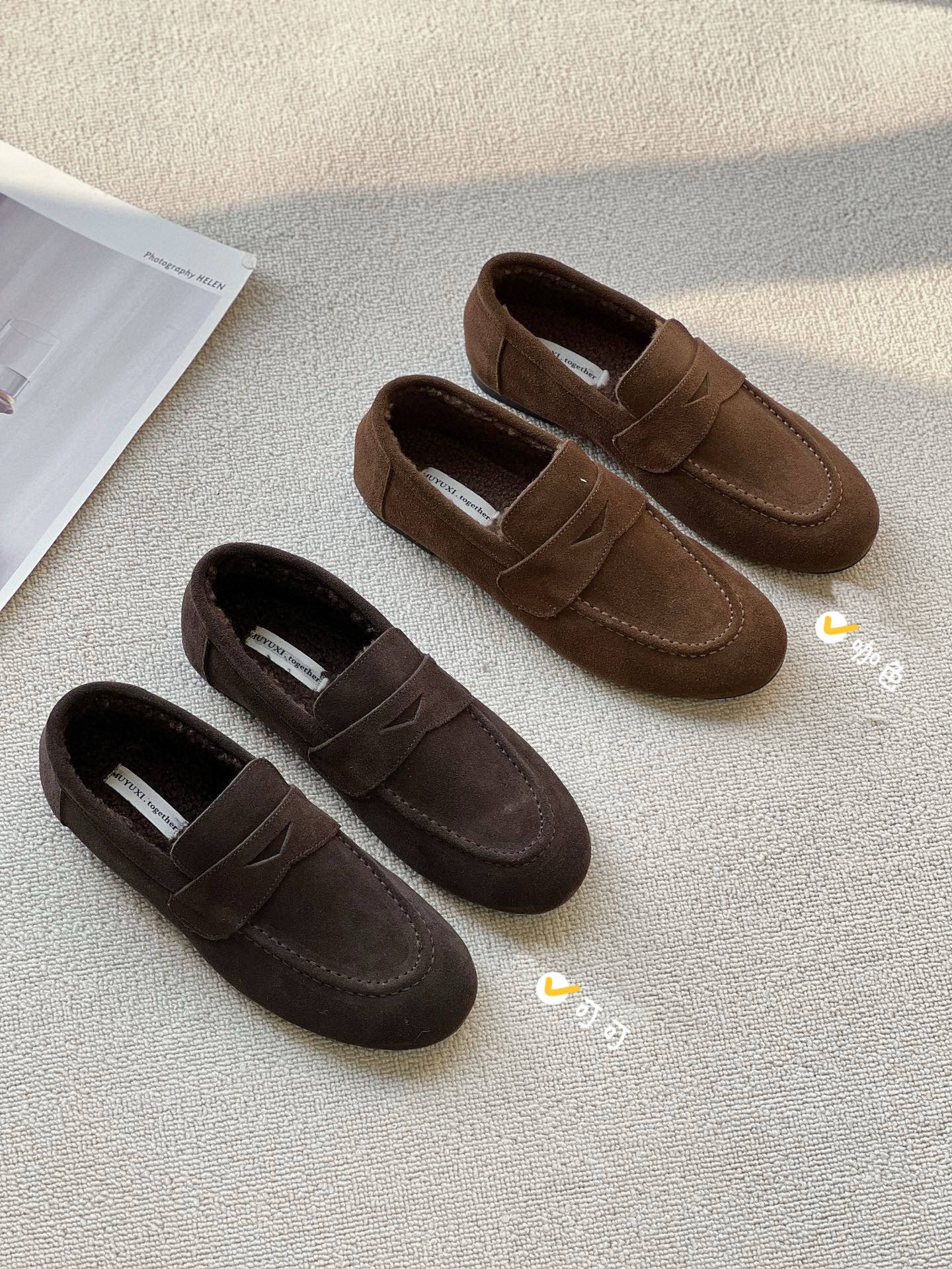 真皮乐福鞋女2025新款春季英伦风小皮鞋一脚蹬懒人单鞋小众设计感