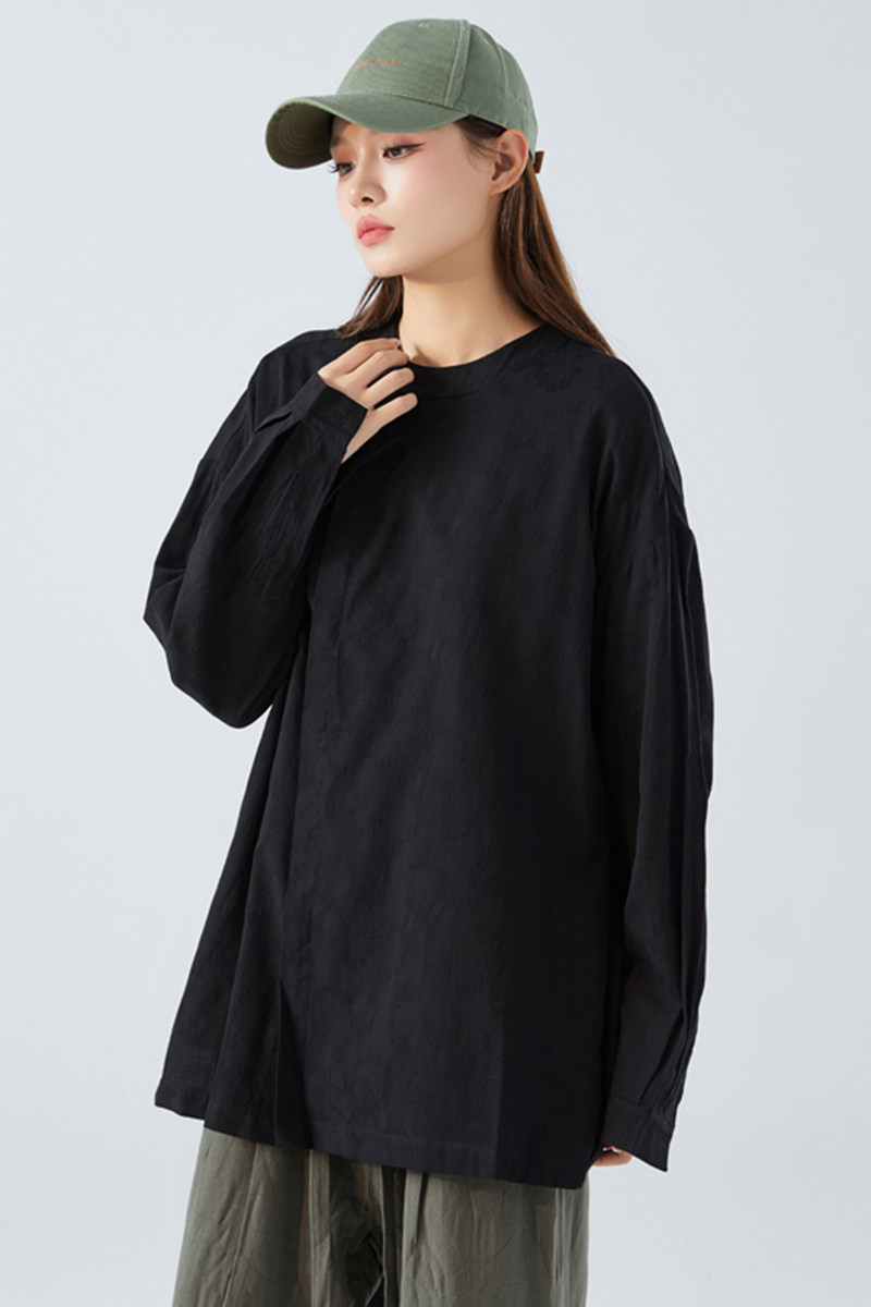 春夏提花风男女复古茶服新中式禅服打底汉服A321-1-T822-P65,男装T恤,电商A321-1（原钱塘6020）