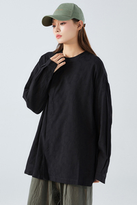 春夏提花风男女复古茶服新中式禅服打底汉服A321-1-T822-P65图片