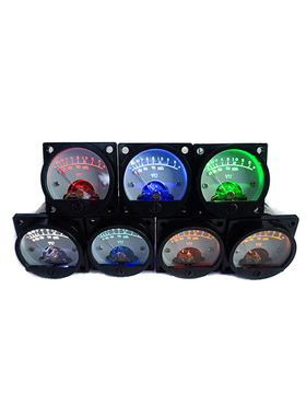 SO45MM胆机VU表头DB电平表LED背光带驱动电路 镂空透光 功率表