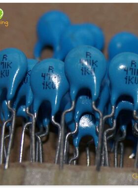 1000V471K 蓝色高压瓷片电容 470PF  磁片 瓷介电容10只价红宝石