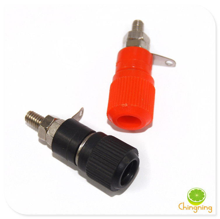 接线柱JS-919测试接插件接地柱 4mm仪器仪表 香蕉插座 柱体为铜