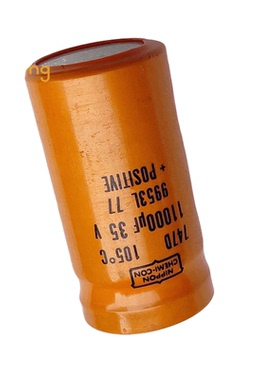 35V11000uF 电解电容 35X68 化工 橙色 螺柱引脚 大容量滤波电容