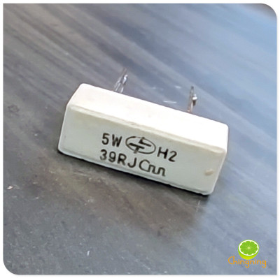 铜脚陶瓷水泥电阻5W3.9R39欧姆