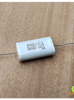 胆机高压耦合电容美国CDET 943C20P1K-F 0.1UF2000VDC 粗铜脚 104