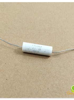 250V225 2.2uf 意大利 Aarcotronics AV A50系列 轴向电容 白色