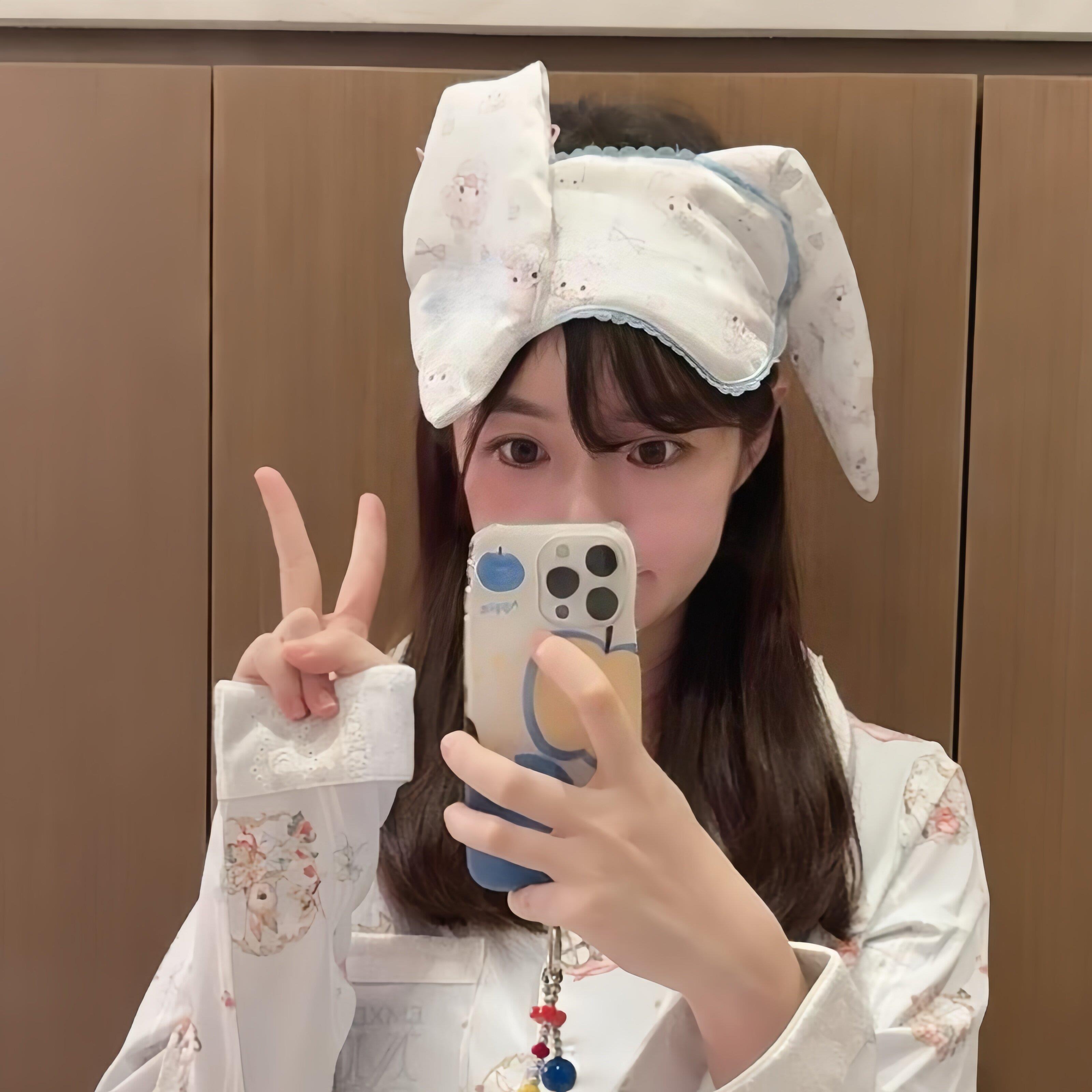 甜美宝妈!兔子月子发带