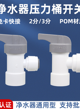 净水器压力桶开关2分3分球阀储水罐阀门直饮RO净水机水管接头配件