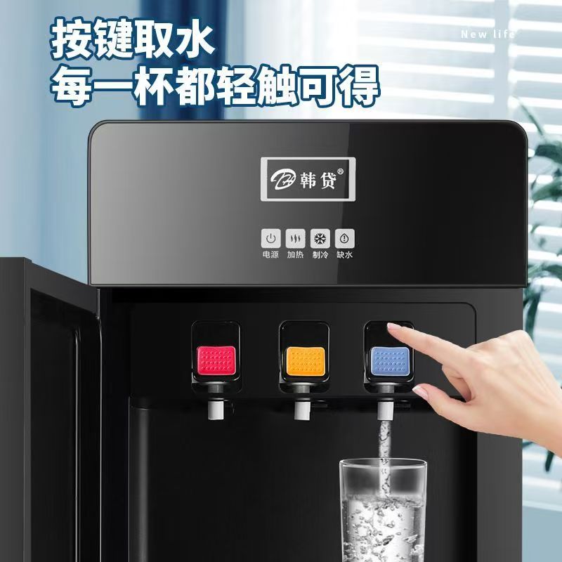 下置水桶钢化玻璃冷温热开关通用
