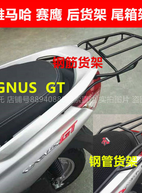 雅马哈赛鹰GT125踏板车黑色改装后货架 尾箱架CYGNUSGT摩托车配件