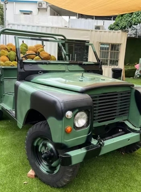 改装军事模型仿真车老式复古铁皮