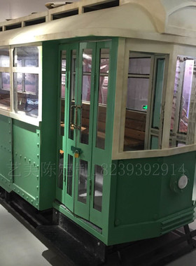 老爷车仿真民国铁艺美陈模型道具