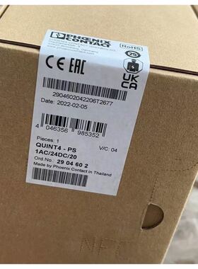 phoenixcontact菲尼克斯电源QUINT4-PS/1AC/24DC/20 -2904602