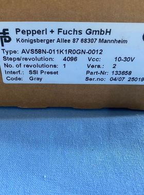 P+F倍加福AVS58N-011K1ROGN-0012编码器133658数字模块控制模块