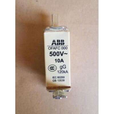 原装ABB低压熔断器 （熔芯） OFAFC000GG10 10A 500V 120KA