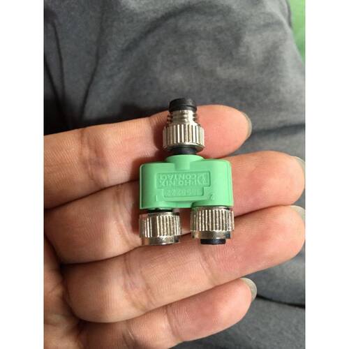 1696222 CONN Y-ADAPTER 3P-3P/3P M-F/F 菲尼克斯 M8公头 一