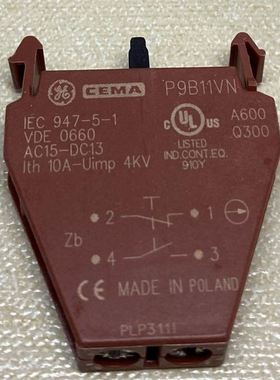 P9B11VN P9B10VN P9B01VN 通用电气 GE ge CEMA 按钮开关