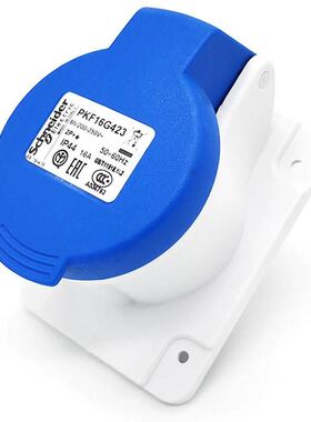 PK-16 PKF16G423暗装直体工业插座200-250V 三