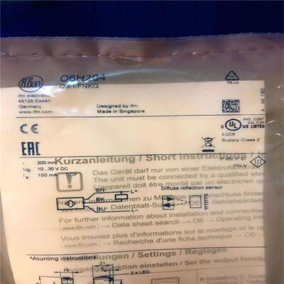 易福门IFM IG5764电感式接近开关未 封