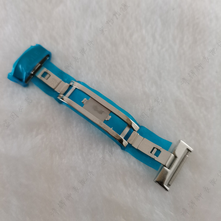 西腾CITOLE男表带扣皮带扣18mm银色连体表扣1.8厘米