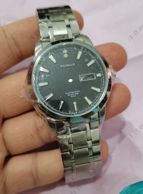 reimahl雷迈8033M机械男表壳表盘表针8200双日历机芯壳表扣把头