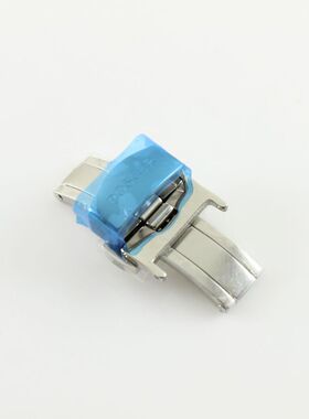 原装原厂Poscer宝时捷品牌6065L女表带扣蝴蝶表扣银色表带按扣