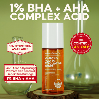 新款VIBRANT GLAMOUR 1%水杨酸去角质爽肤水100ml