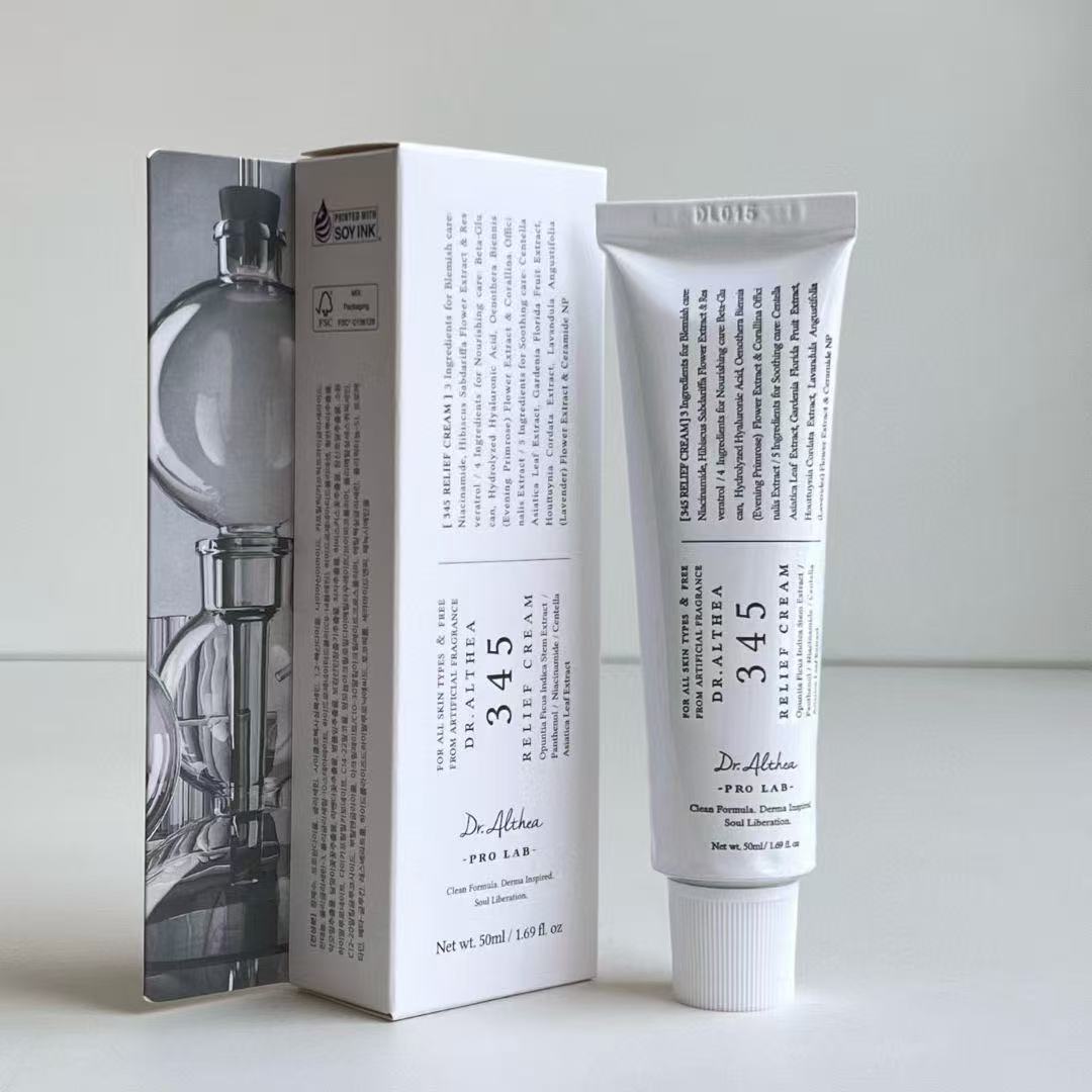 韩国Dr.Althea 345抗氧面霜滋润保湿修护屏障舒护痘油敏肌50ml