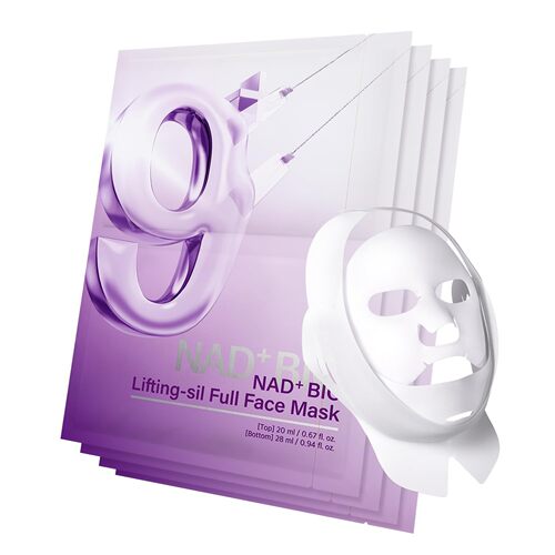 NAD+BIO No.9 Sheet Mask改善下巴提拉硅胶全脸9号面膜4片