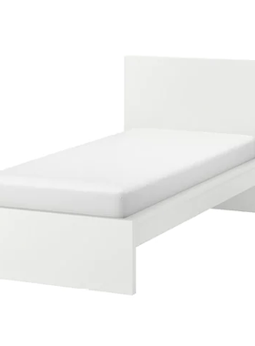 宜家国内代购MALM 马尔姆 高床架, 白色90*200厘米