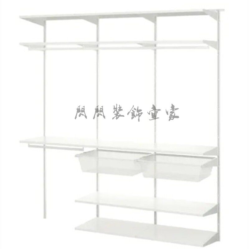 宜家国内代购博阿克塞 拉格开普带桌面搁架单元  125x62x201 厘米