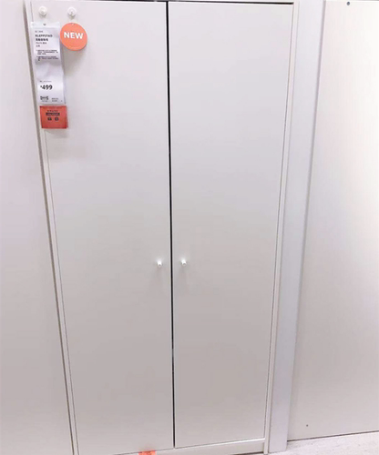 宜家国内代购克勒经济型双门衣柜