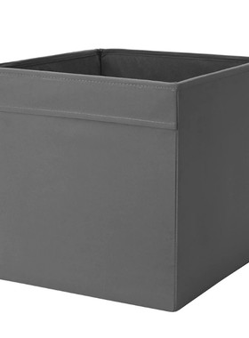 宜家国内代购德洛纳收纳盒衣物收纳箱储藏箱白黑灰红33x38x33