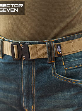 第7区 壁虎战术腰带户外登山作训多功能装备工装编织腰裤带皮带